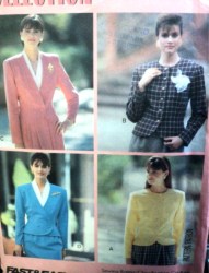 4291 BUTTERICK 89 UNLINED LS 1-2 BREASTED JACKET EZ PATTERN 6-10; 12-16 CHOICE